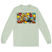 Matcha excavator sippy Long Sleeve Tee - Artiststas