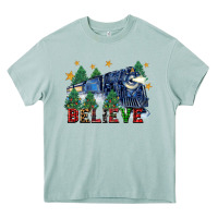 Arona believe polar express christmas trees Heavy Core Tee - FaDigitalArtStudio