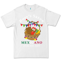 White logo for rosys saon mexicano Premium Tee - CowhideDigitalArt