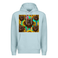 Blue Mist bear tumbler Premium Hoodie - BarkalooDesign
