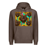 Coffee bear tumbler Premium Hoodie - BarkalooDesign