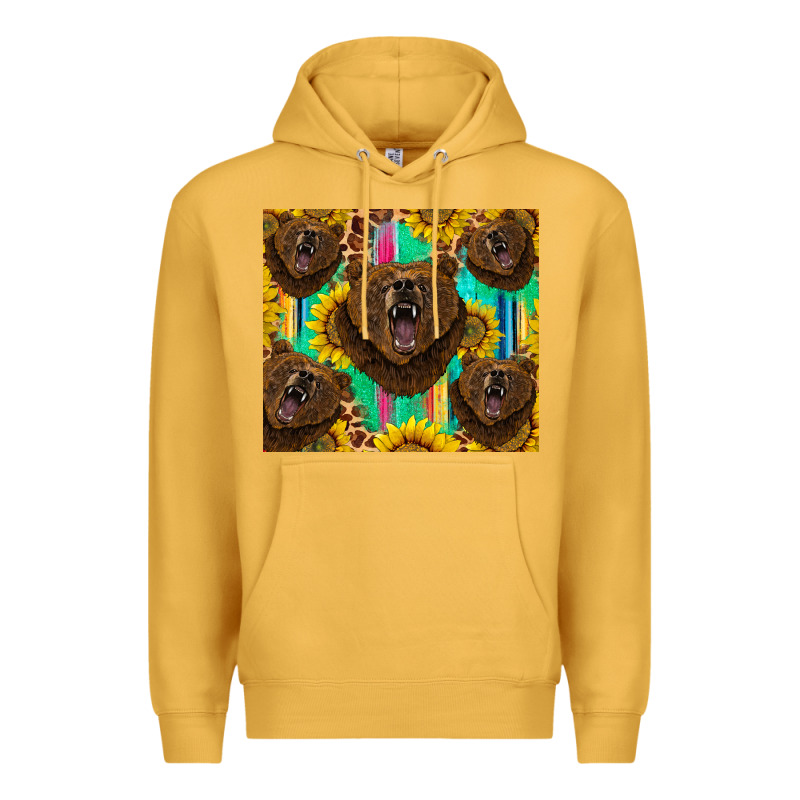 Bear Tumbler Premium Hoodie by BarkalooDesign | Teevron
