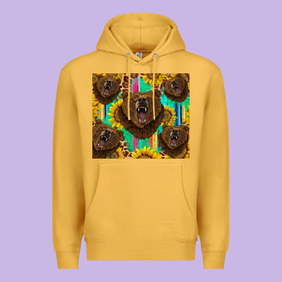 Bear Tumbler Premium Hoodie Designed By Barkaloodesign