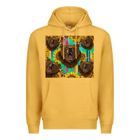 Mustard bear tumbler Premium Hoodie - BarkalooDesign