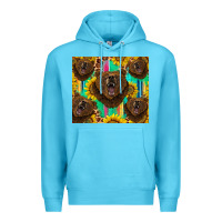 Ocean Blue bear tumbler Premium Hoodie - BarkalooDesign