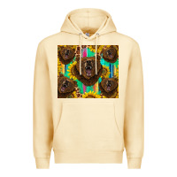 Pina Colada bear tumbler Premium Hoodie - BarkalooDesign