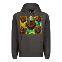 Smoke bear tumbler Premium Hoodie - BarkalooDesign