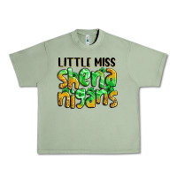 Oil Green little miss shenanigans St. Patrick's Urban Heavy Tee - LillyAllenDesigns