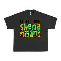 Pigment Black little miss shenanigans St. Patrick's Urban Heavy Tee - LillyAllenDesigns
