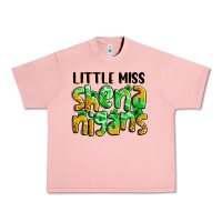 Salmon little miss shenanigans St. Patrick's Urban Heavy Tee - LillyAllenDesigns