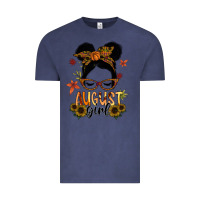 Vintage Denim august girl Vintage Tee - SublimationCraftShop