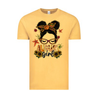 Vintage Mustard august girl Vintage Tee - SublimationCraftShop