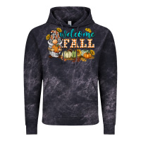 Cloud Black welcome fall gnome Vintage Hoodie - BarkalooDesign