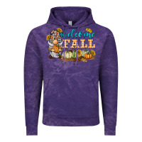 Cloud Purple welcome fall gnome Vintage Hoodie - BarkalooDesign