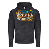 Vintage Black welcome fall gnome Vintage Hoodie - BarkalooDesign