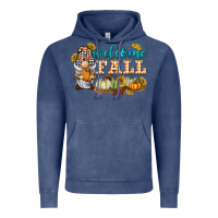 Vintage Denim welcome fall gnome Vintage Hoodie - BarkalooDesign