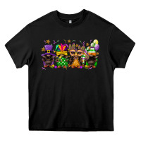 Black mardi gras afro gnomies Heavy Core Tee - FaDigitalArtStudio