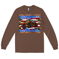 Chestnut monster truck american flag tumbler Long Sleeve Tee - Artiststas