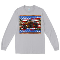 Moon Dust monster truck american flag tumbler Long Sleeve Tee - Artiststas