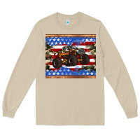 Mushroom monster truck american flag tumbler Long Sleeve Tee - Artiststas
