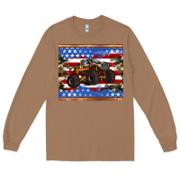 Toasted Coconut monster truck american flag tumbler Long Sleeve Tee - Artiststas
