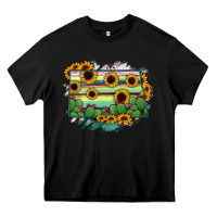 Black North Dakota State Map Heavy Core Tee - RanaPortraitStore