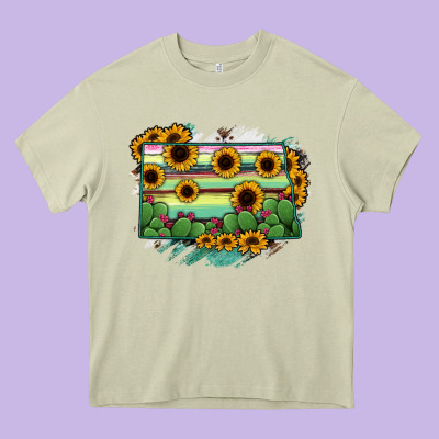 North Dakota State Map Heavy Core Tee Designed By Ranaportraitstore
