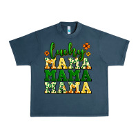 Midnight Navy lucky mama mama mama  St. Patrick's Urban Heavy Tee - LillyAllenDesigns