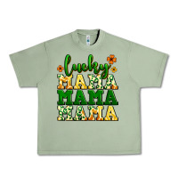 Oil Green lucky mama mama mama  St. Patrick's Urban Heavy Tee - LillyAllenDesigns