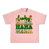 Salmon lucky mama mama mama  St. Patrick's Urban Heavy Tee - LillyAllenDesigns