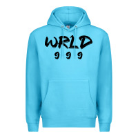 Ocean Blue wrld singer 999 black Premium Hoodie - baoMotion