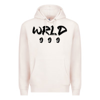Pale Pink wrld singer 999 black Premium Hoodie - baoMotion
