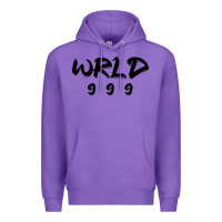 Purple wrld singer 999 black Premium Hoodie - baoMotion