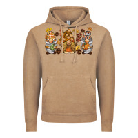 Vintage Coffee fall gnomies Vintage Hoodie - BarkalooDesign