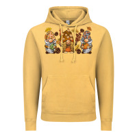 Vintage Mustard fall gnomies Vintage Hoodie - BarkalooDesign