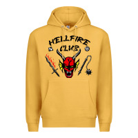 Mustard hellfire club strangerthings Premium Hoodie - baoMotion