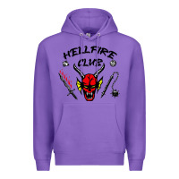 Purple hellfire club strangerthings Premium Hoodie - baoMotion
