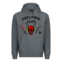 Rock hellfire club strangerthings Premium Hoodie - baoMotion