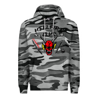 Slate Camo hellfire club strangerthings Premium Hoodie - baoMotion