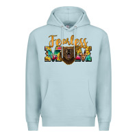 Blue Mist fearless mom bear Premium Hoodie - BarkalooDesign