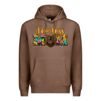 Chestnut fearless mom bear Premium Hoodie - BarkalooDesign