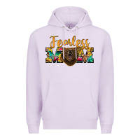 Lilac fearless mom bear Premium Hoodie - BarkalooDesign