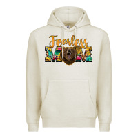 Oatmeal Heather fearless mom bear Premium Hoodie - BarkalooDesign