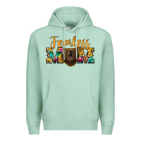 Seafoam fearless mom bear Premium Hoodie - BarkalooDesign