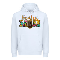 White fearless mom bear Premium Hoodie - BarkalooDesign