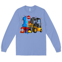 Colony Blue forklift birthday one Long Sleeve Tee - Artiststas