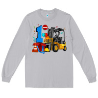 Moon Dust forklift birthday one Long Sleeve Tee - Artiststas