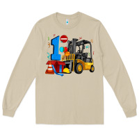 Mushroom forklift birthday one Long Sleeve Tee - Artiststas