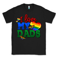 Black I love my dads Classic Tee - FaDigitalArtStudio