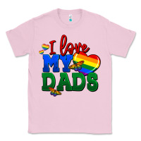 Bubblegum Pink I love my dads Classic Tee - FaDigitalArtStudio